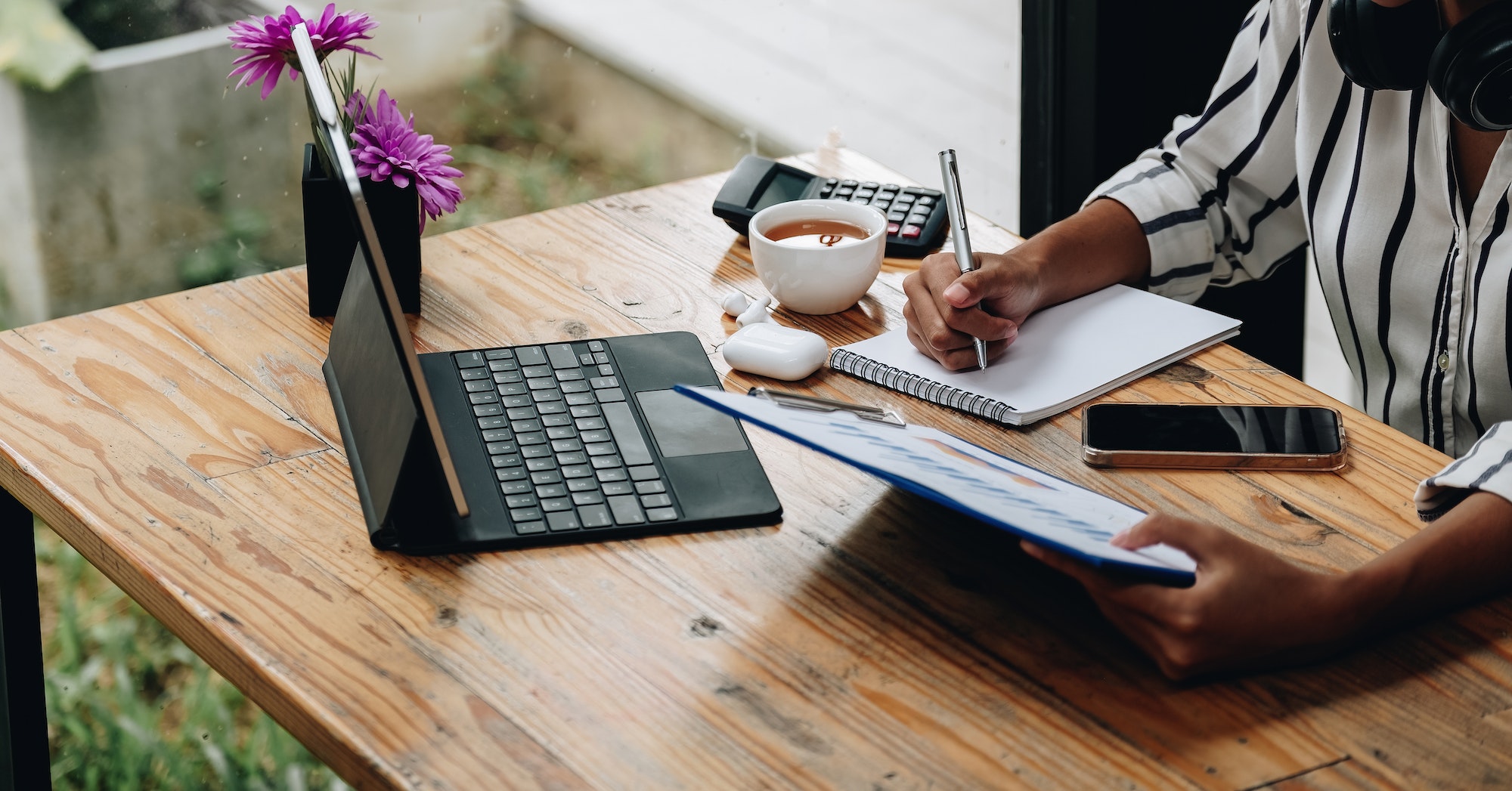 shot of female accounting bookkeeper providing accounting service for small businesses,